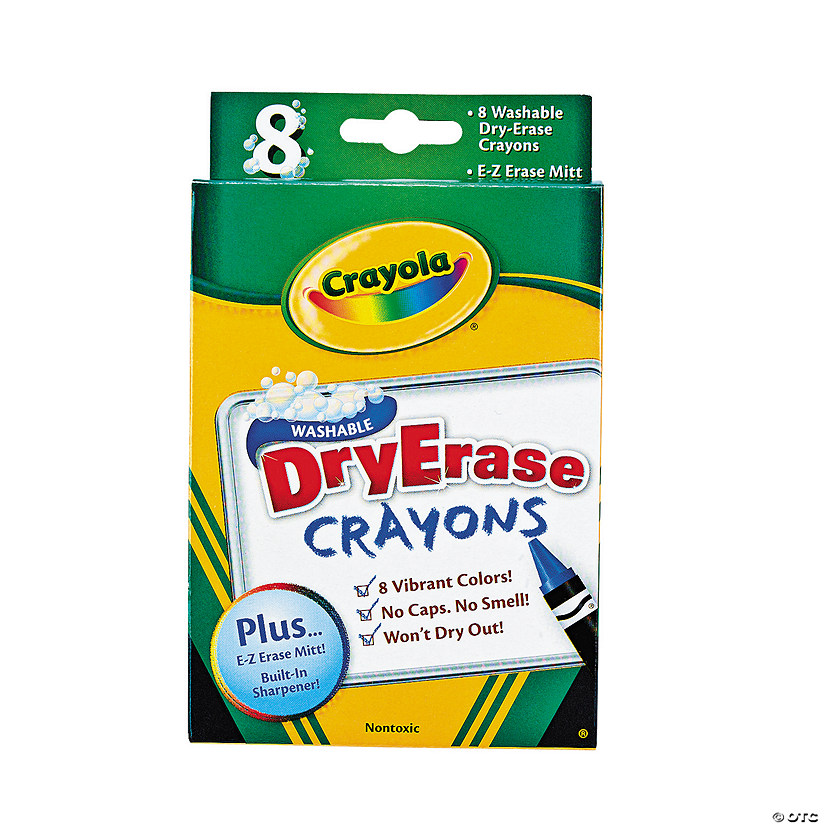 8-Color Crayola<sup>&#174;</sup> Dry Erase Crayons Image