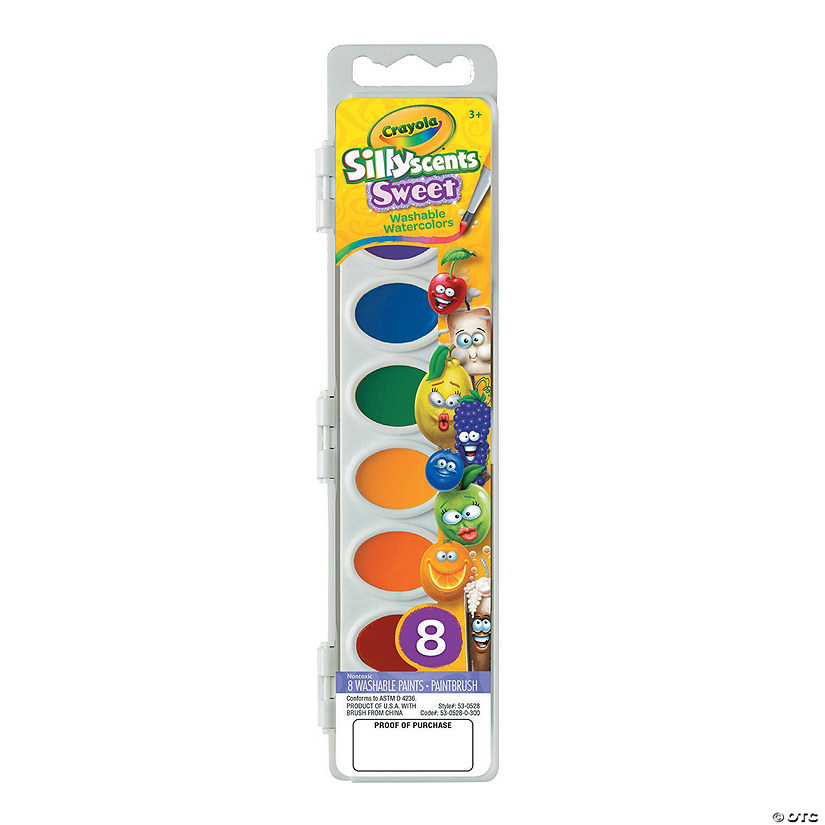 8 Color Crayola<sup>&#174;</sup> Silly Scents<sup>&#8482;</sup> Sweet Watercolors Image