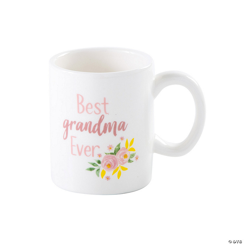 8 oz. Best Grandma Ever Reusable Ceramic Coffee Mug Image