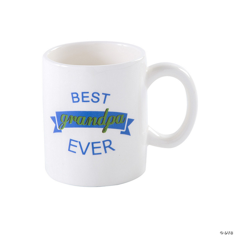 8 oz. Best Grandpa Ever Reusable Ceramic Coffee Mug Image