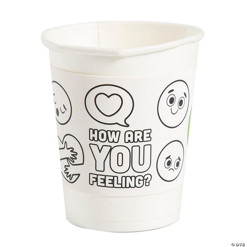 8 oz. Social Emotional Learning Rotating Emotions Cup Craft Kit - Makes 12 Image