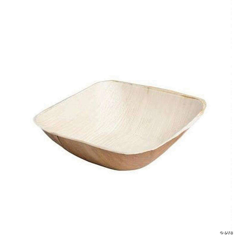 8 oz. Square Palm Leaf Eco Friendly Disposable Soup Bowls (100 Bowls) Image