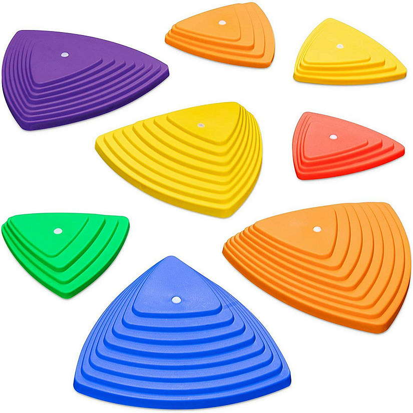 8 Piece Set B, Premium Balance Stepping Stones for Kids, Obstacle