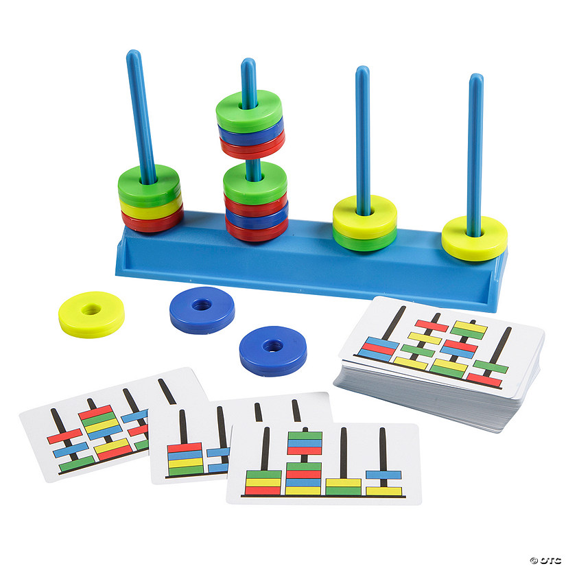 8" STEM Floating &amp; Stacking Magnets Set with Flash Cards - 70 Pc. Image