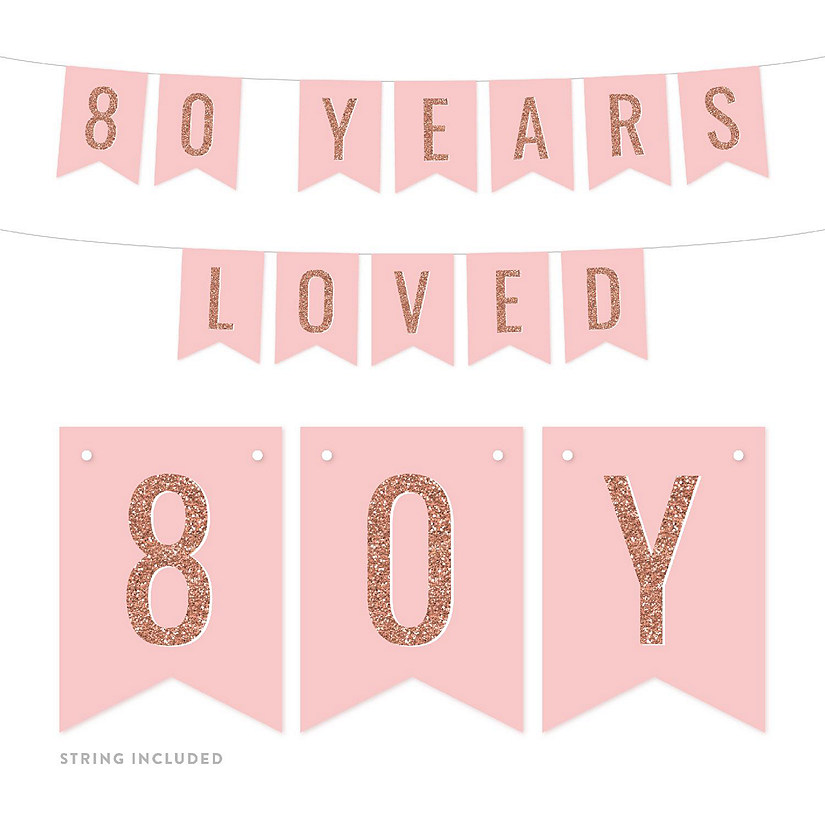 80 Years Loved 4x5.5IN Banner Image