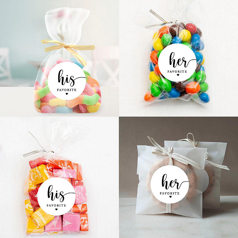 80Pc Script His and Her Favorite Labels Image