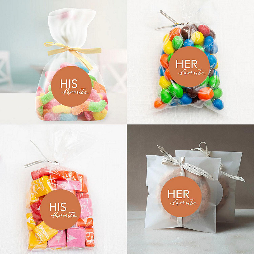 80Pc Terracotta His/Her Favorite Labels Image