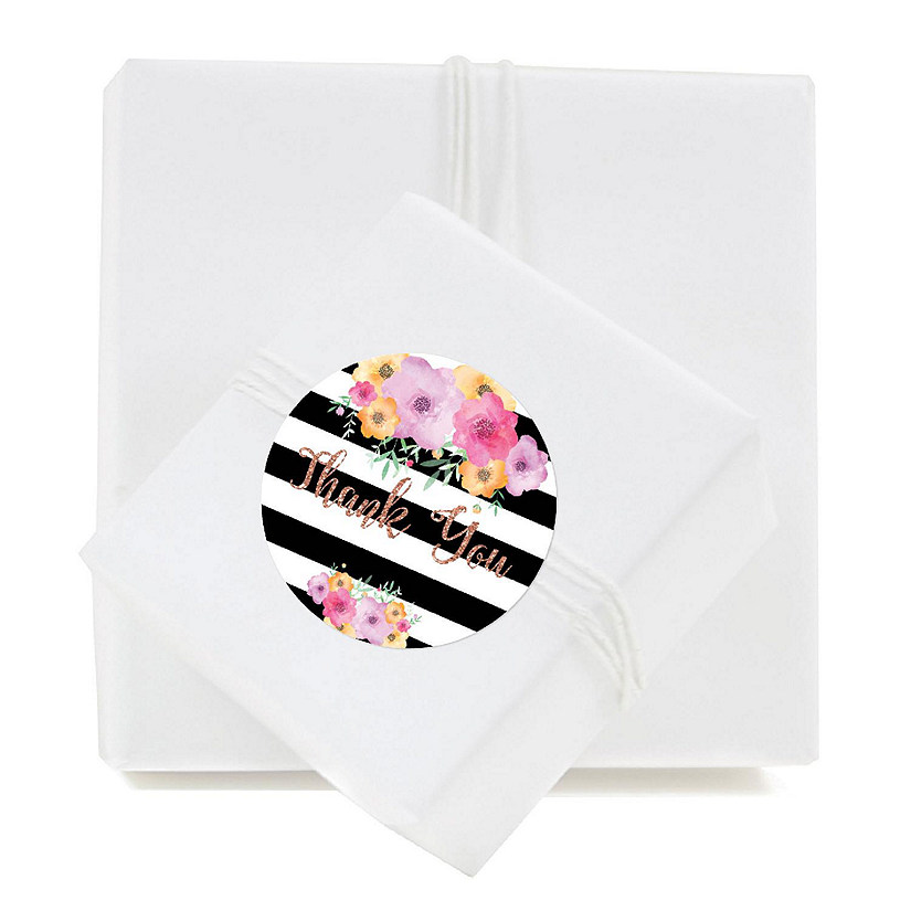 80PC Thank You Marley Black/White Stripe Image
