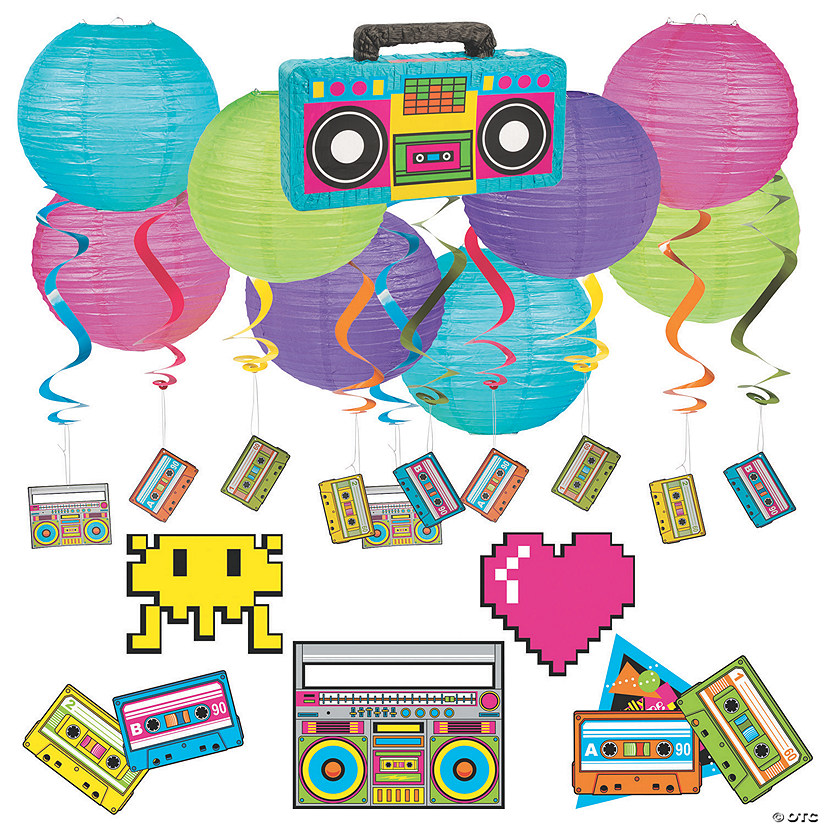 80s Party Decorating Kit - 31 Pc. Image