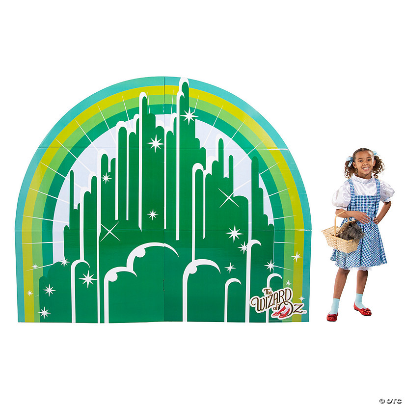 83 1/2" x 71" The Wizard of Oz&#8482; Emerald City Cardboard Cutout Stand-Up - 2 Pc. Image