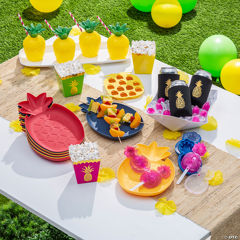 84 Pc. Pineapple Party Kit for 12 Guests Image