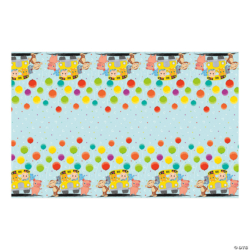 84" x 54" CoComelon Plastic Tablecloth Image