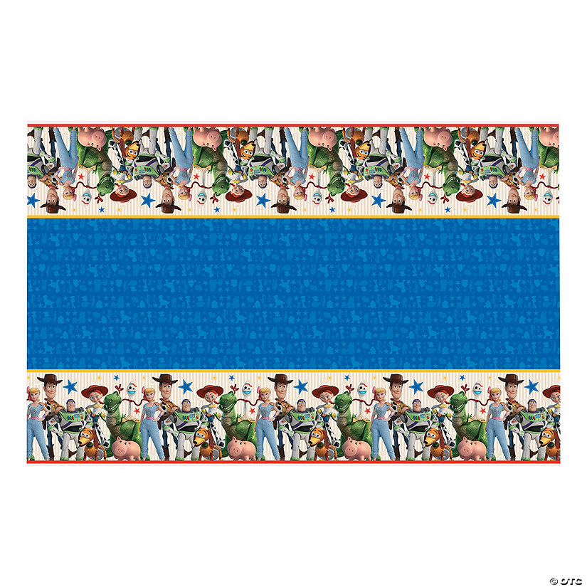 84" x 54" Disney Toy Story 4&#8482; Plastic Tablecloth Image