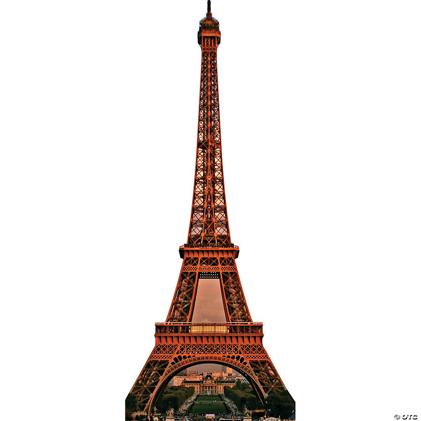 88" Eiffel Tower Cardboard Cutout Stand-Up Image