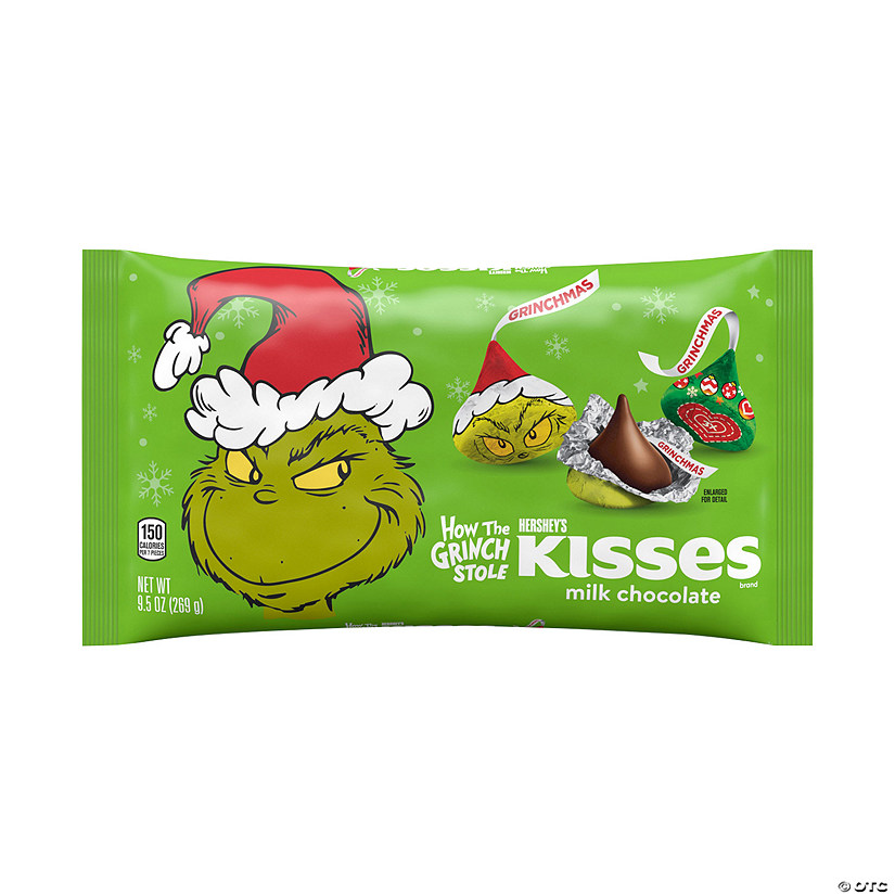 9.5 oz. Dr. Seuss&#8482; How the Grinch Stole Christmas Hershey&#8217;s<sup>&#174;</sup> Kisses<sup>&#174;</sup> - 56 Pc. Image