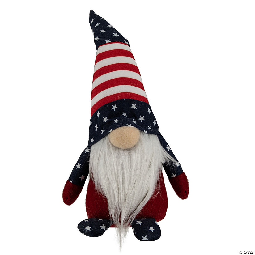 9.5" Patriotic Flag 4th of July Americana Gnome Image