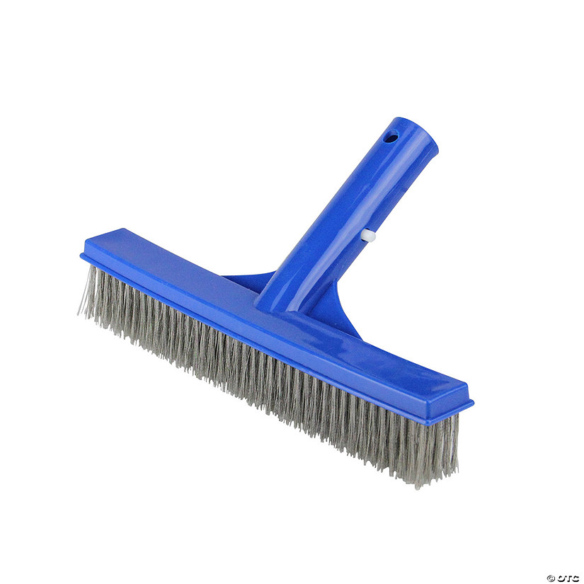 9.75-Inch Blue Stainless Steel Algae Brush for Cement Pools Image