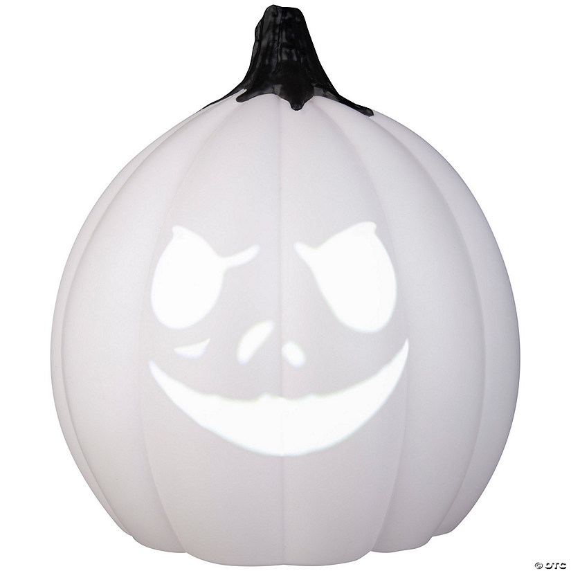 9" Emoteglow&#8482; Jack Skellington Singing Pumpkin Lightshow<sup>&#174;</sup> Halloween Decoration Image
