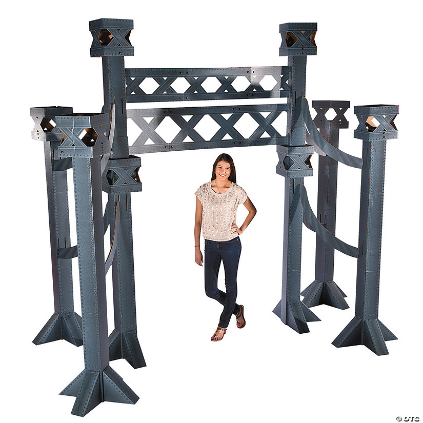 9 Ft. City Bridge Arch Cardboard Stand-Up Image