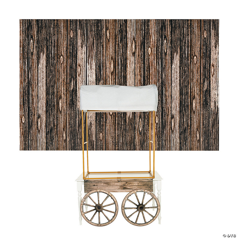 9 ft. x 6 ft. Covered Wagon Barn Tabletop Hut with Backdrop Kit - 5 Pc. Image