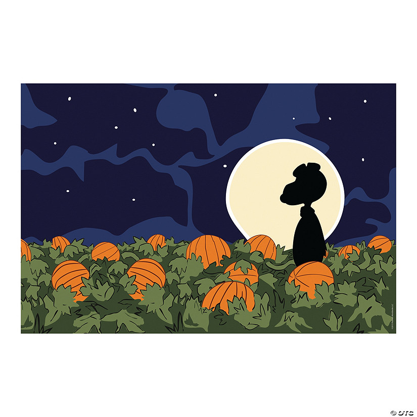 9 Ft. x 6 Ft. Peanuts<sup>&#174;</sup> Halloween The Great Pumpkin Backdrop - 3 Pc. Image