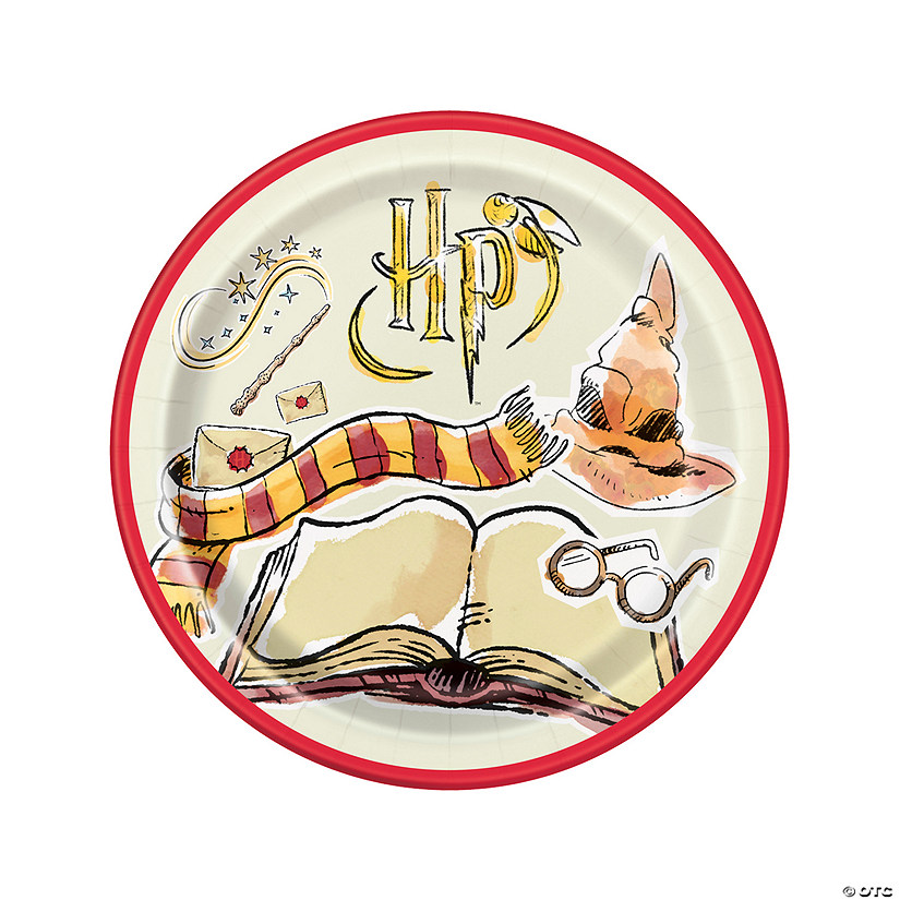 9" Harry Potter&#8482; Party Magical Items Paper Dinner Plates - 8 Ct. Image