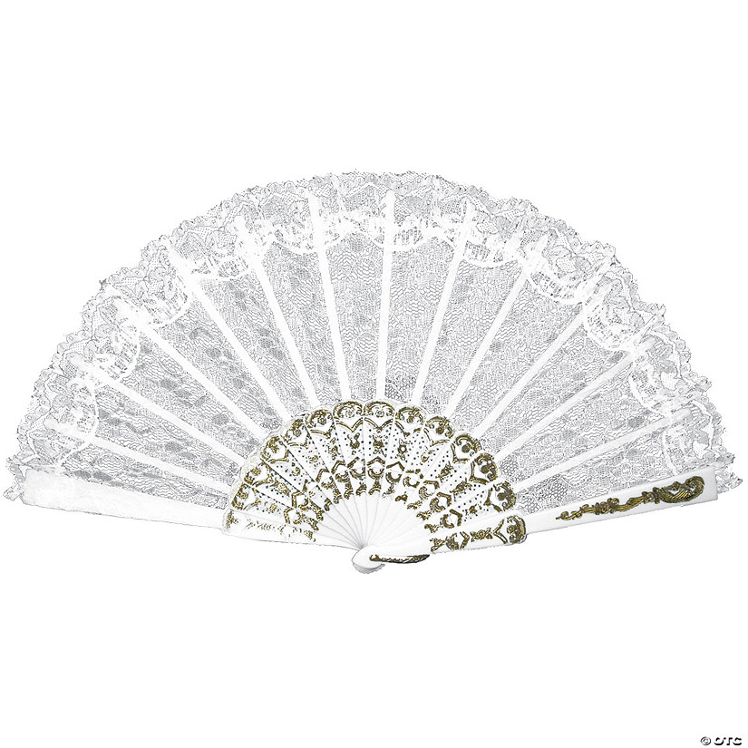 9" Lace Fan Image