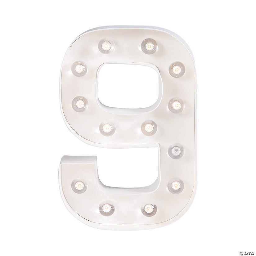 “9” Marquee Light-Up Kit - Discontinued