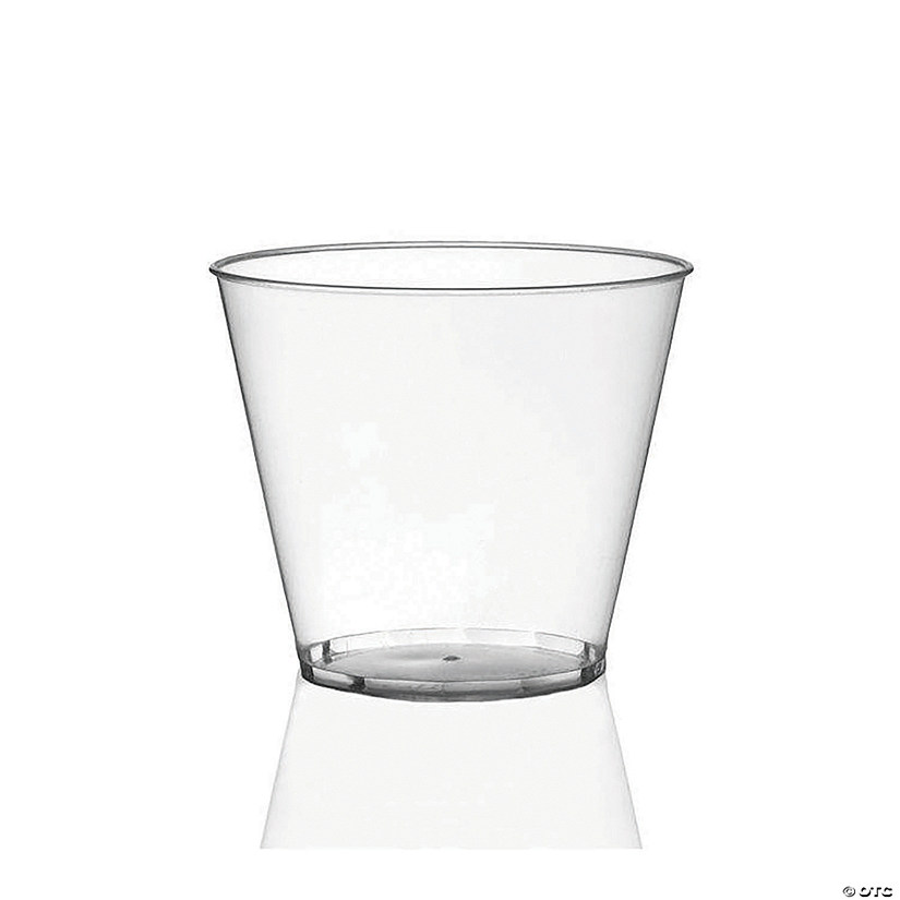 9 oz. Crystal Clear Plastic Disposable Party Cups (200 Cups) Image