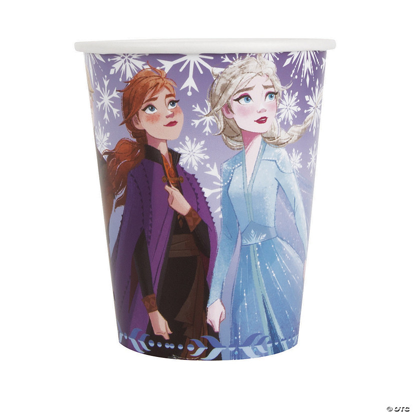 9 oz. Disney&#8217;s Frozen II Elsa & Anna Disposable Paper Cups - 8 Ct. Image
