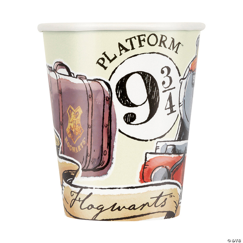9 oz. Harry Potter&#8482; Party Platform 9 3/4 Disposable Paper Cups - 8 Ct. Image