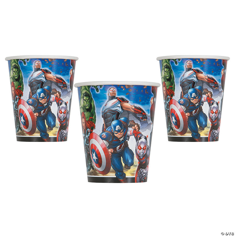 9 oz. Marvel Comics The Avengers&#8482; Captain America, Ant-Man and Hulk Disposable Paper Cups - 8 Ct. Image
