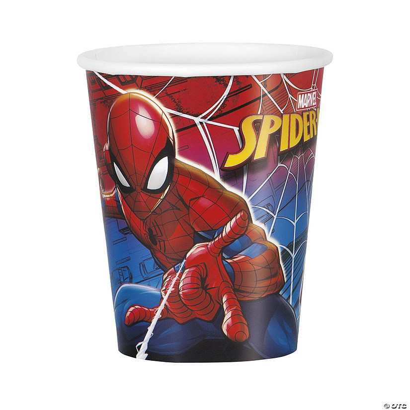 9 oz. Marvel&#8217;s Spider-Man&#8482; Disposable Paper Cups - 8 Ct. Image