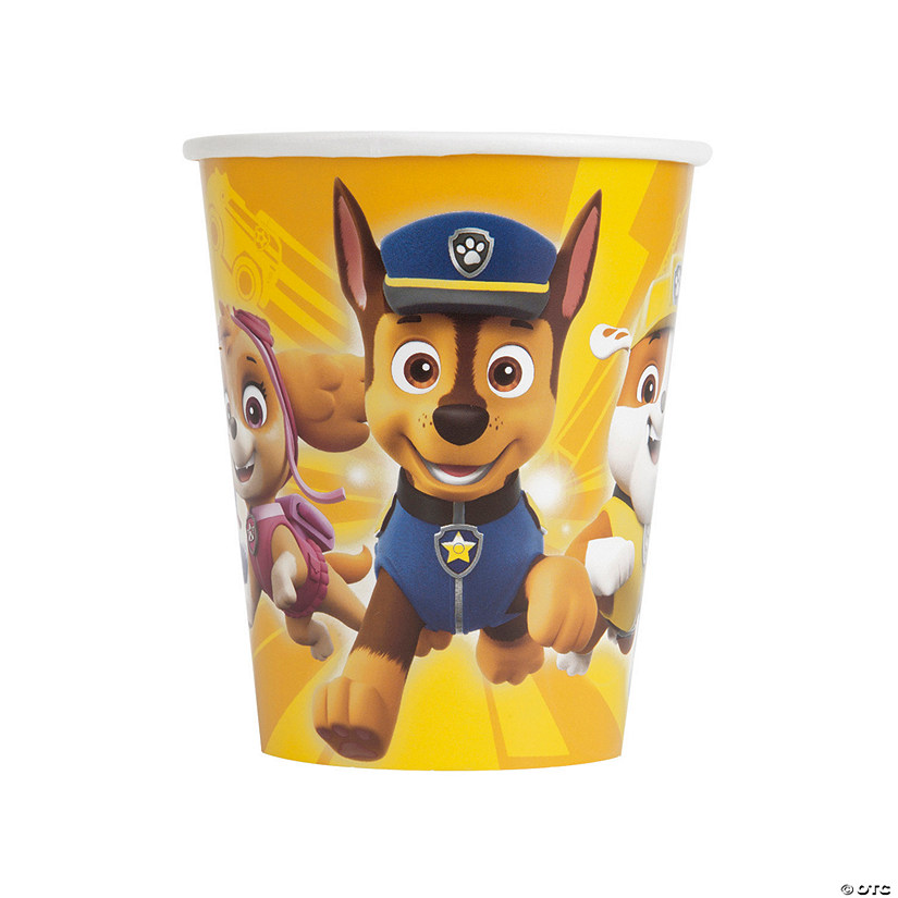 9 oz. Paw Patrol&#8482; Chase, Skye & Rubble Disposable Paper Cups - 8 Ct. Image