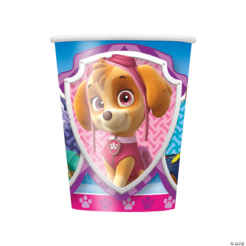 9 oz. Paw Patrol&#8482; Skye Pink Disposable Paper Cups - 8 Ct. Image
