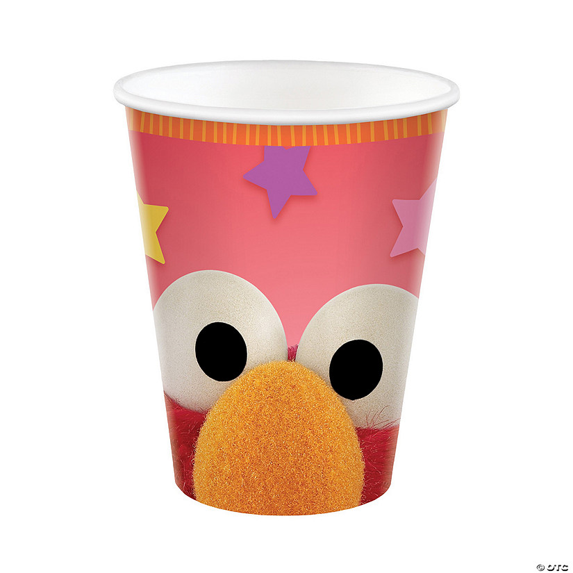 9 oz. Sesame Street<sup>&#174;</sup> Party Elmo Disposable Paper Cups - 8 Ct. Image