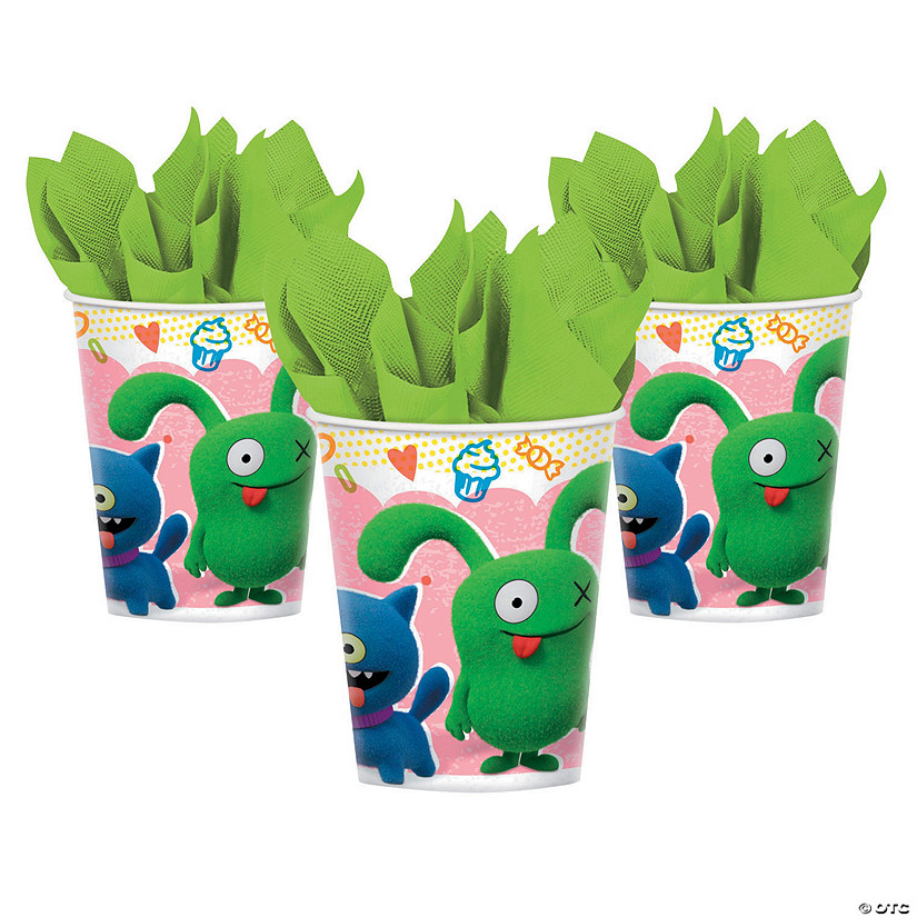 9 oz. UglyDolls Moxy & Friends Disposable Paper Cups - 8 Ct. Image