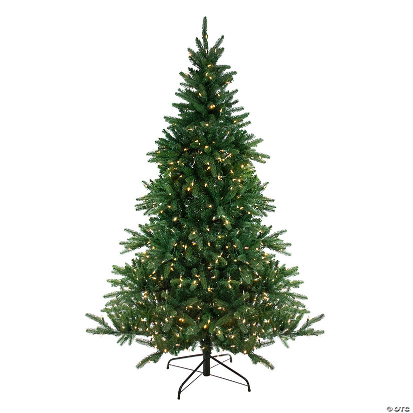 9' Pre-Lit Instant Connect Noble Fir Artificial Christmas Tree - Multicolor LED Lights Image