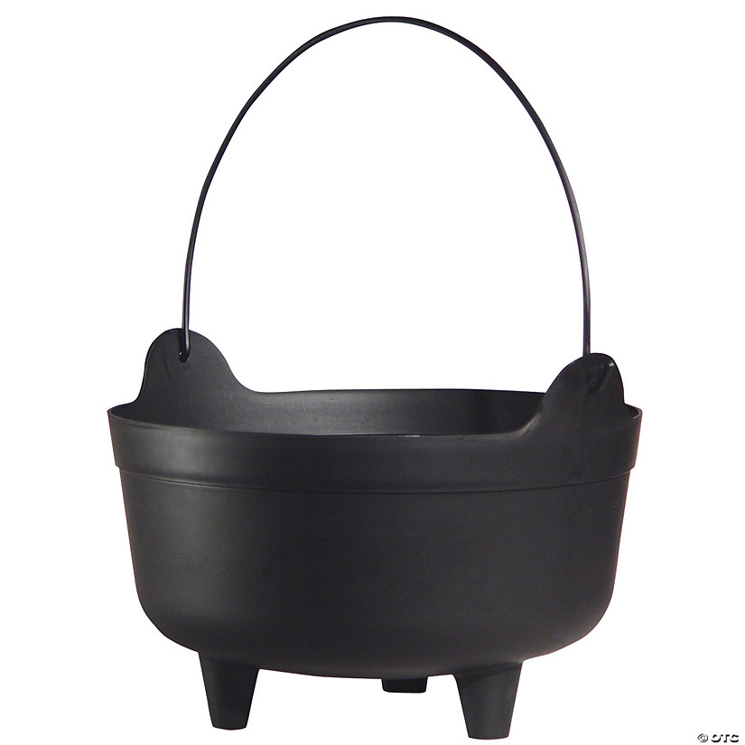9" x 9" Black Plastic Kettle Decoration Image