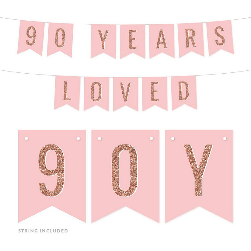 90 Years Loved 4x5.5IN Banner Image