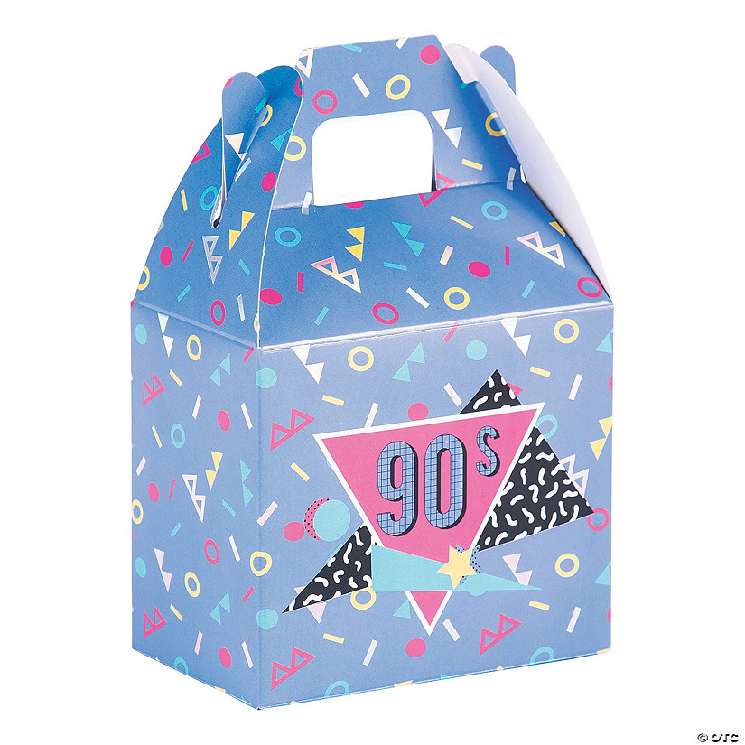 90s Party Treat Boxes - 12 Pc. Image