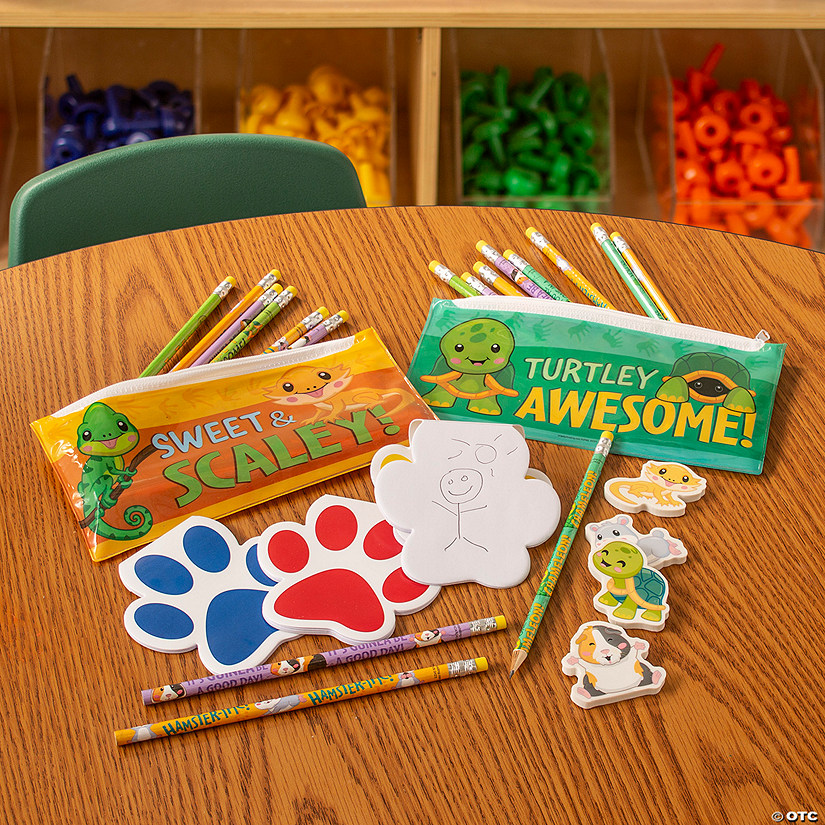 96 Pc. Classroom Pets Stationery Kit for 24 Image