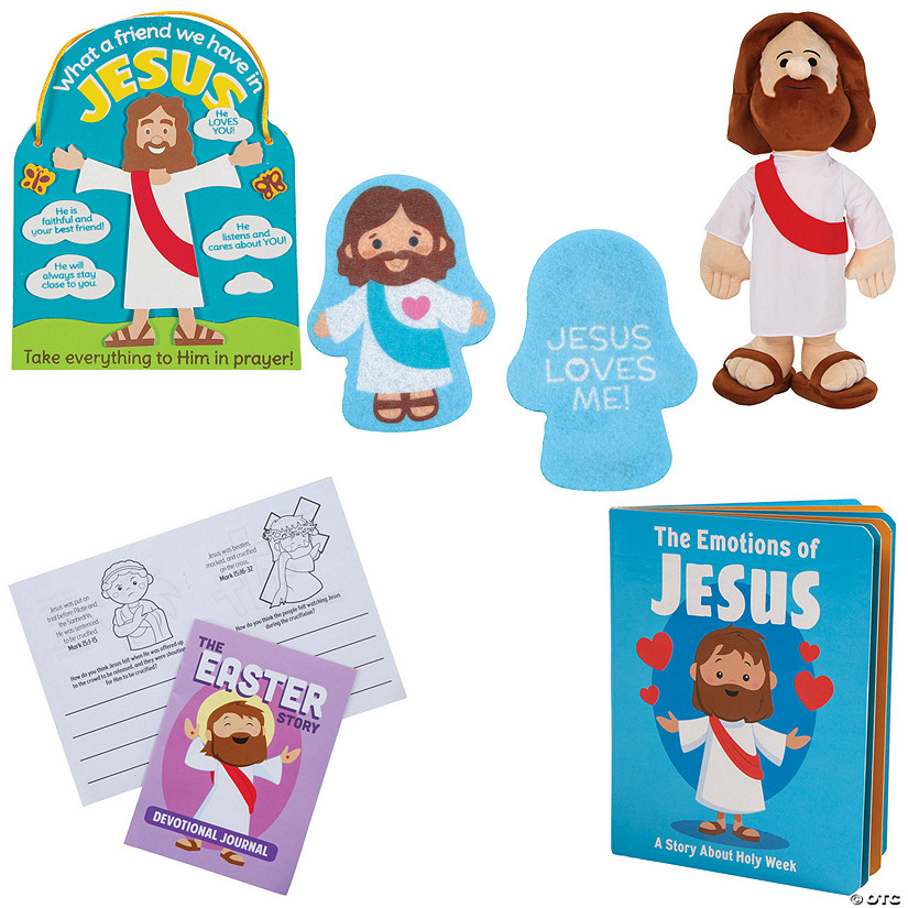 97 Pc. Emotions of Easter Activity Kit for 24 Image