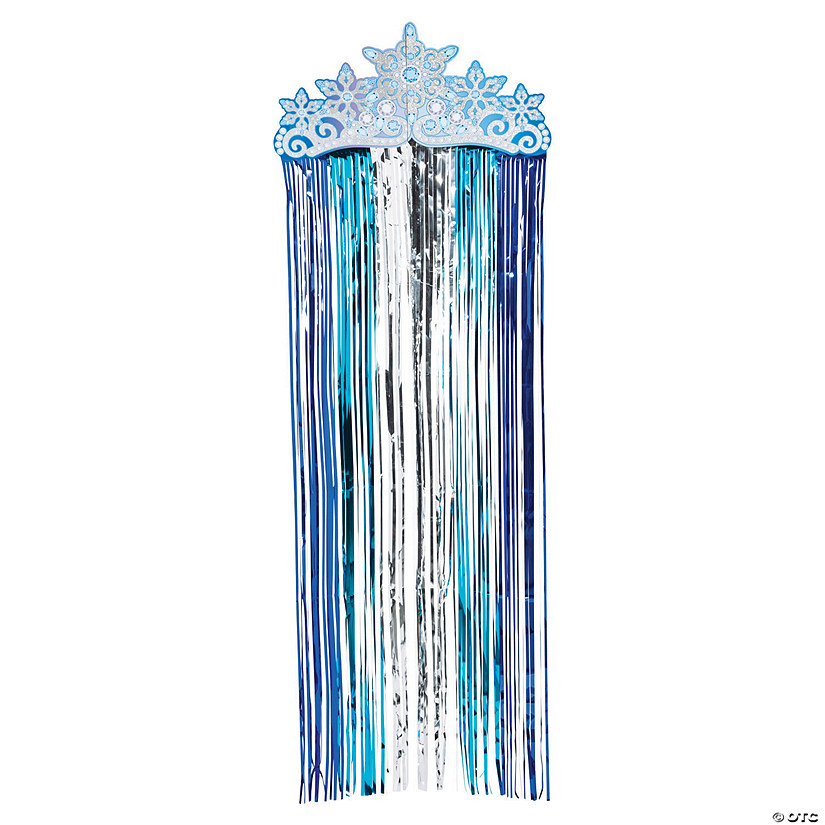 97" Winter Princess Fringe Door Curtain Image