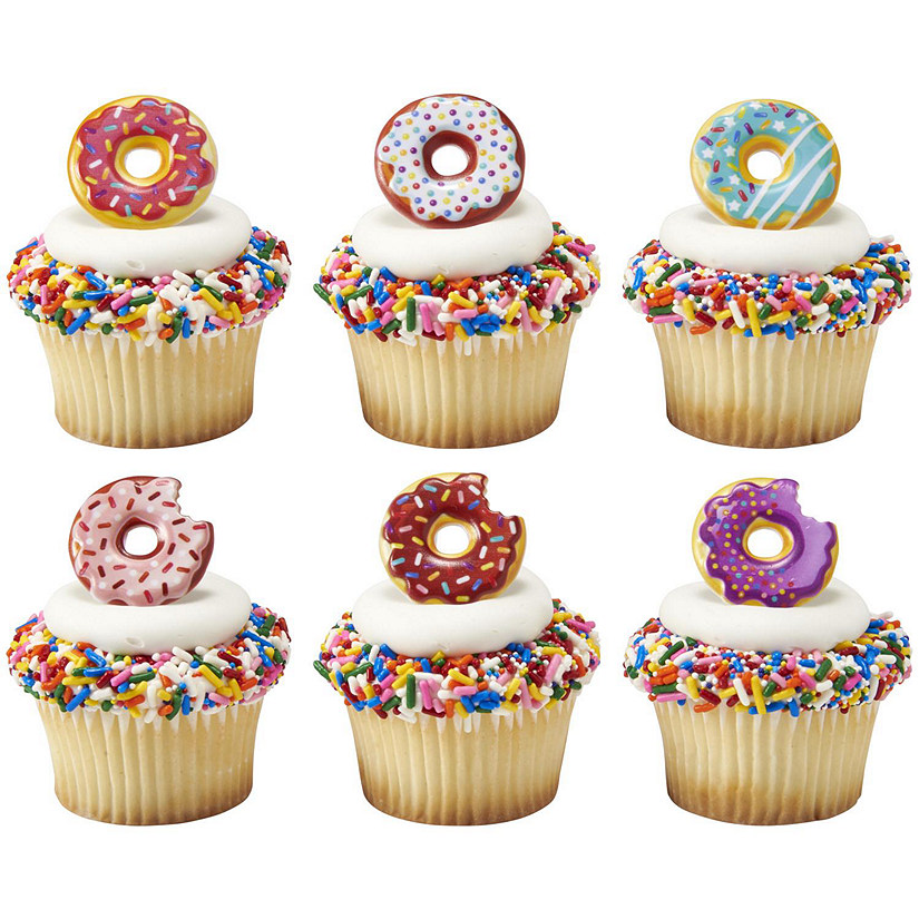 A Birthday Place Donut Cupcake Ring  12ct Image
