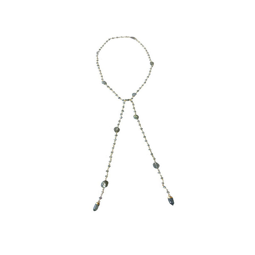 A Blonde and Her Bag Jewelry - Santa Barbara Necklace Labradorite Image