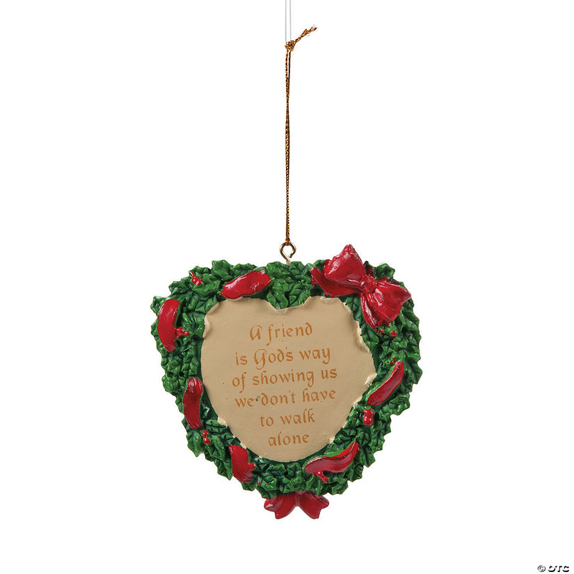 &#8220;A Friend Is God&#39;s Way...&#8221; Christmas Ornaments - 12 Pc. Image