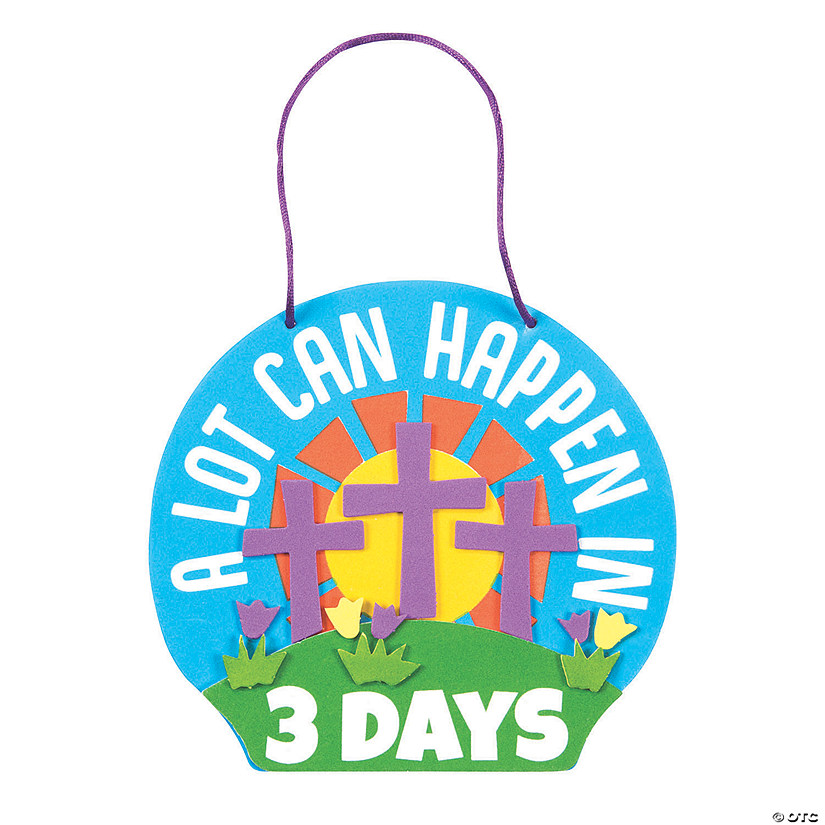 A Lot Can Happen In 3 Days Sign Craft Kit - Makes 12 Image