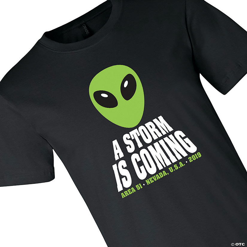 A Storm Is Coming Area 51 Adult's T-Shirt Image