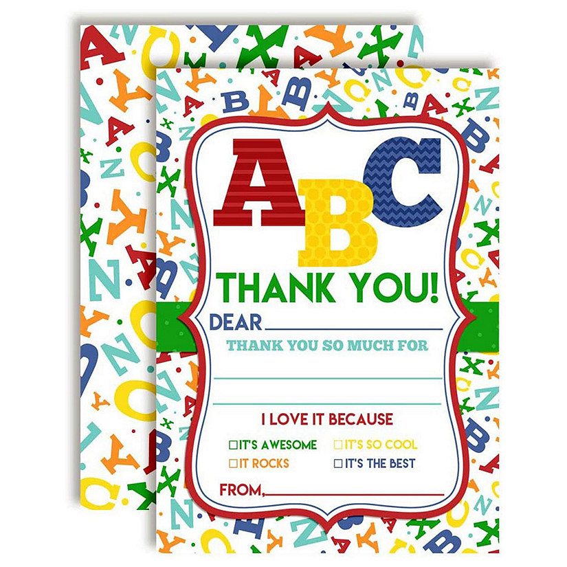 ABC Thank You 20pc. by AmandaCreation Image